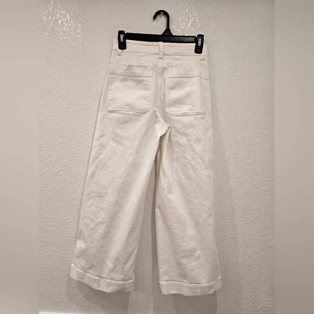 Everlane The Utility Straight-Leg Pant Size 00 In Bone Color - Picture 4 of 9